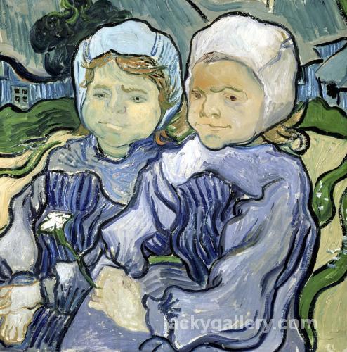 Two Little Girls, Van Gogh painting